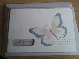 Meine erste Schmetterlingskarte